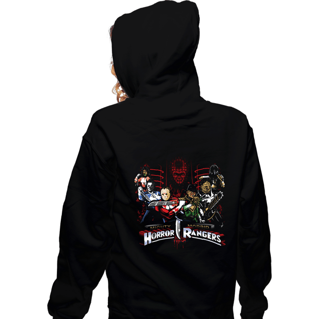 Secret_Shirts Zippered Hoodies, Unisex / Small / Black Mighty Horror Rangers