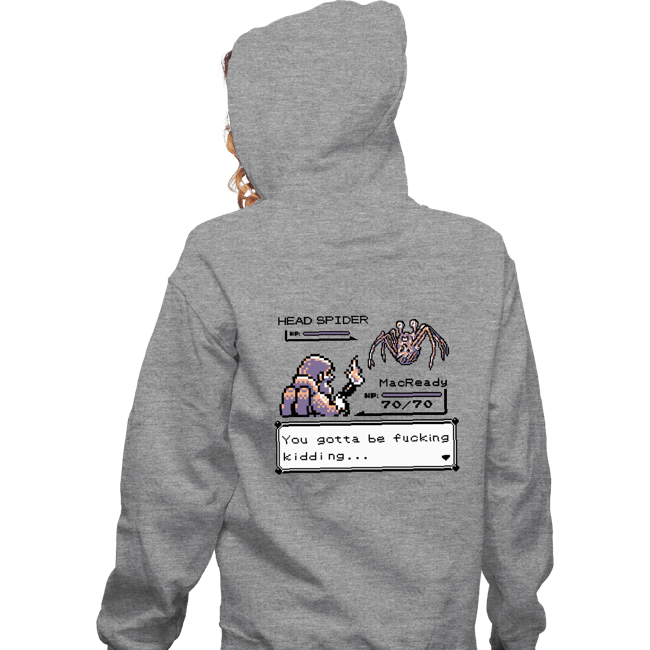 Secret_Shirts Zippered Hoodies, Unisex / Small / Sports Grey Pocket Thing