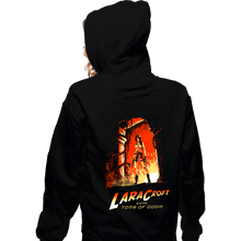 Load image into Gallery viewer, Shirts Zippered Hoodies, Unisex / Small / Black Indiana Croft
