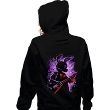 Load image into Gallery viewer, Daily_Deal_Shirts Zippered Hoodies, Unisex / Small / Black The Animatronic Rabbit
