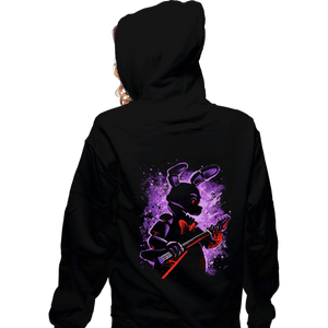 Daily_Deal_Shirts Zippered Hoodies, Unisex / Small / Black The Animatronic Rabbit