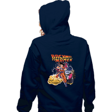 Load image into Gallery viewer, Daily_Deal_Shirts Zippered Hoodies, Unisex / Small / Navy Back To Namek
