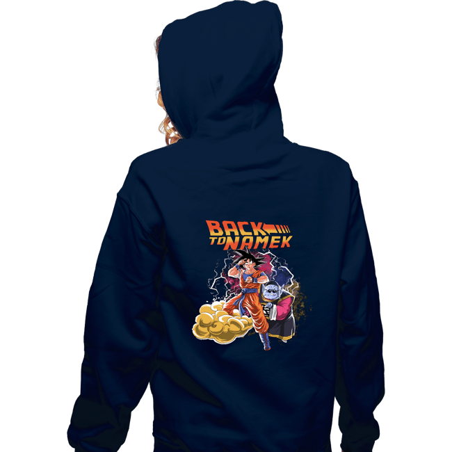 Daily_Deal_Shirts Zippered Hoodies, Unisex / Small / Navy Back To Namek
