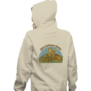 Daily_Deal_Shirts Zippered Hoodies, Unisex / Small / White Zero Bothers