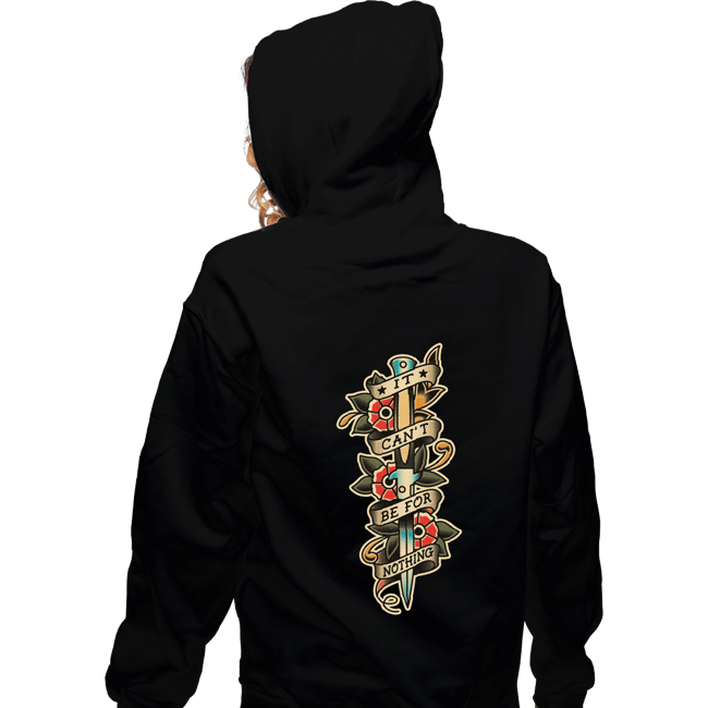 Secret_Shirts Zippered Hoodies, Unisex / Small / Black It Can't Be For Nothing