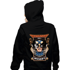 Daily_Deal_Shirts Zippered Hoodies, Unisex / Small / Black Immortal Samurai