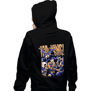 Daily_Deal_Shirts Zippered Hoodies, Unisex / Small / Black Hail Baby
