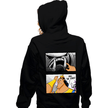 Load image into Gallery viewer, Daily_Deal_Shirts Zippered Hoodies, Unisex / Small / Black Pull The Lever
