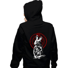 Load image into Gallery viewer, Shirts Zippered Hoodies, Unisex / Small / Black Silent Robbie
