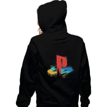 Load image into Gallery viewer, Shirts Zippered Hoodies, Unisex / Small / Black PS Splash
