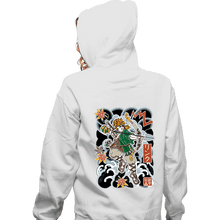 Load image into Gallery viewer, Daily_Deal_Shirts Zippered Hoodies, Unisex / Small / White Irezumi Link
