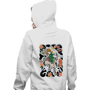 Daily_Deal_Shirts Zippered Hoodies, Unisex / Small / White Irezumi Link