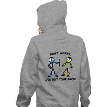 Load image into Gallery viewer, Daily_Deal_Shirts Zippered Hoodies, Unisex / Small / Sports Grey Mortal Support
