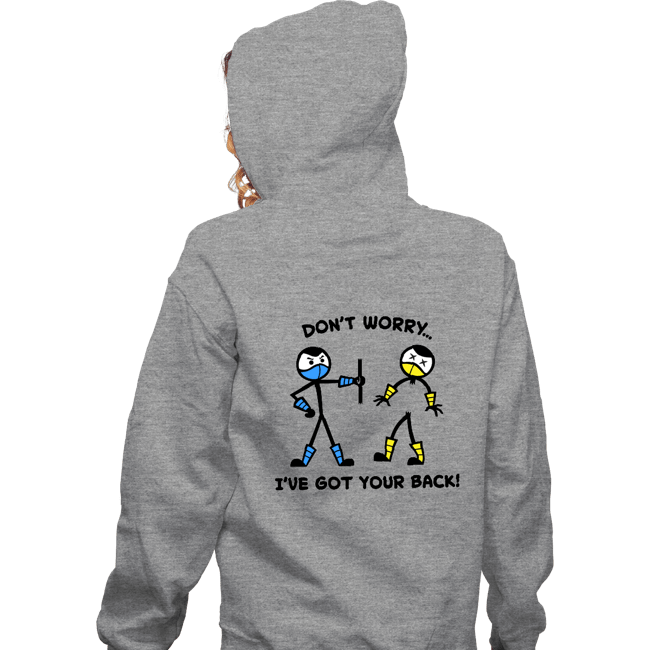 Daily_Deal_Shirts Zippered Hoodies, Unisex / Small / Sports Grey Mortal Support