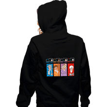 Load image into Gallery viewer, Daily_Deal_Shirts Zippered Hoodies, Unisex / Small / Black Golden Ninjas
