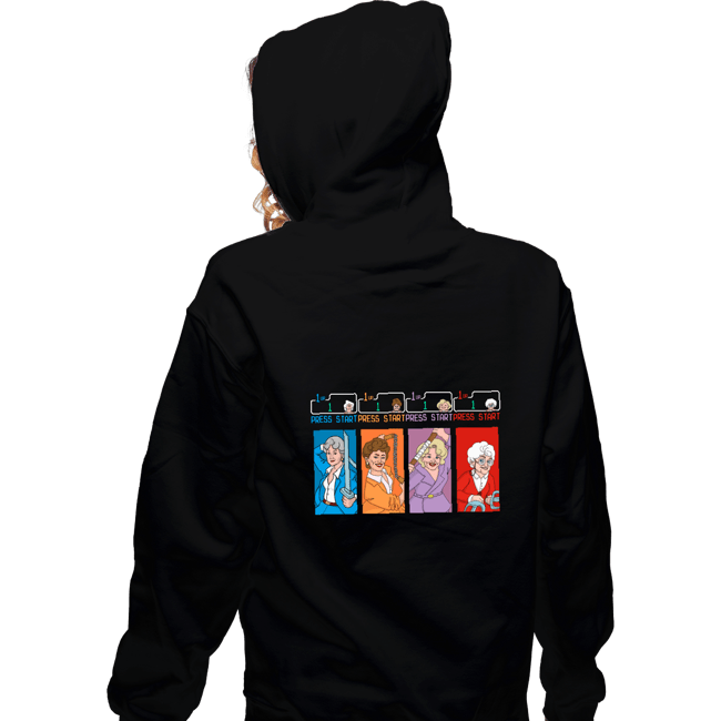 Daily_Deal_Shirts Zippered Hoodies, Unisex / Small / Black Golden Ninjas