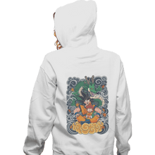 Load image into Gallery viewer, Shirts Zippered Hoodies, Unisex / Small / White Goku and Gohan
