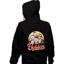 Load image into Gallery viewer, Daily_Deal_Shirts Zippered Hoodies, Unisex / Small / Black Golden Holidays
