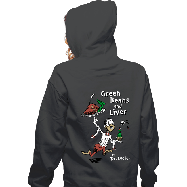 Daily_Deal_Shirts Zippered Hoodies, Unisex / Small / Dark Heather Lecter Seuss