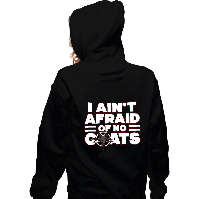 Shirts Zippered Hoodies, Unisex / Small / Black No Goats