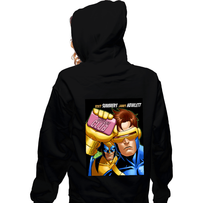 Daily_Deal_Shirts Zippered Hoodies, Unisex / Small / Black Mutant Fight Club