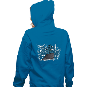 Daily_Deal_Shirts Zippered Hoodies, Unisex / Small / Royal Blue The Little Na'vi