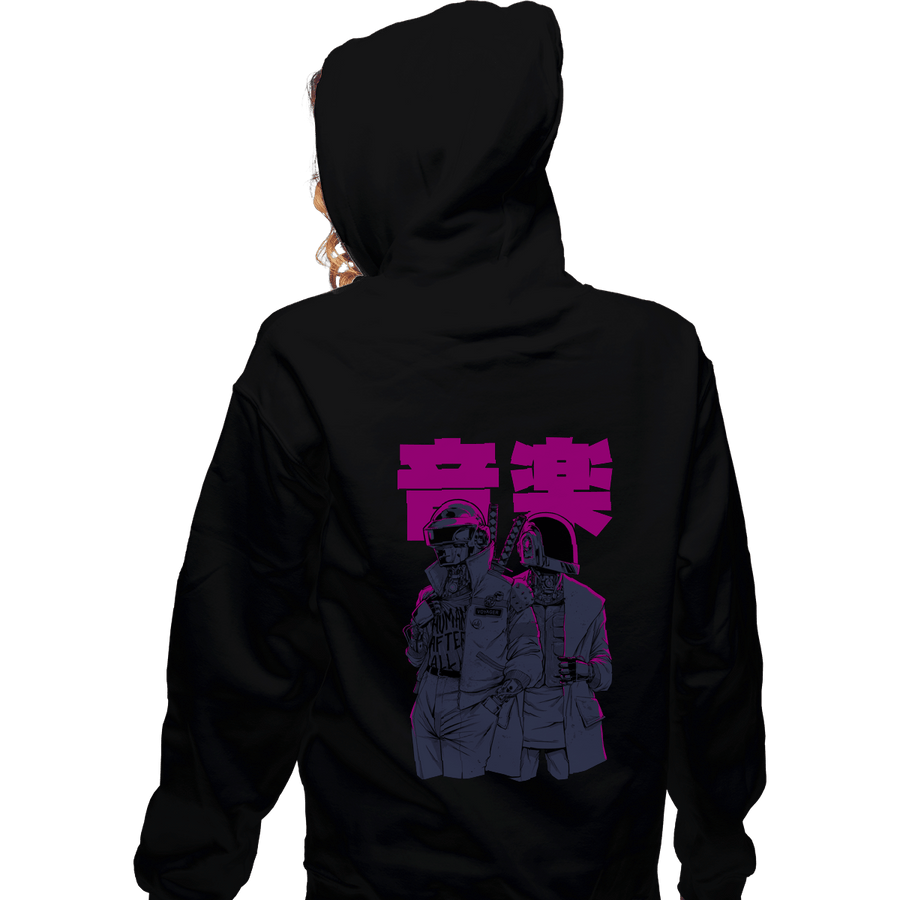 Sold_Out_Shirts Zippered Hoodies, Unisex / Small / Black Daft Cyberpunk