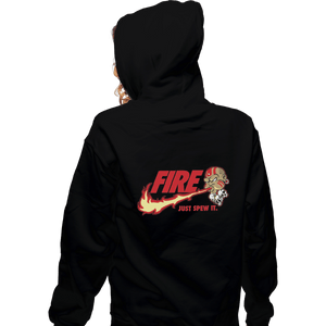 Shirts Pullover Hoodies, Unisex / Small / Black Yoga Flame