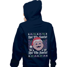 Load image into Gallery viewer, Shirts Zippered Hoodies, Unisex / Small / Navy Not The Santa!
