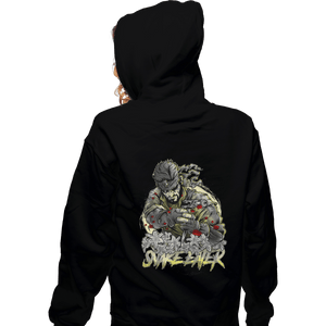 Shirts Zippered Hoodies, Unisex / Small / Black Snake Eater