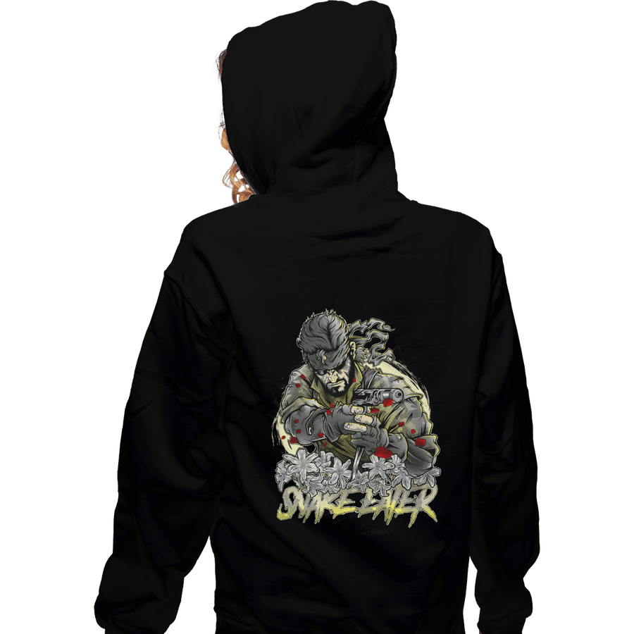 Shirts Zippered Hoodies, Unisex / Small / Black Snake Eater