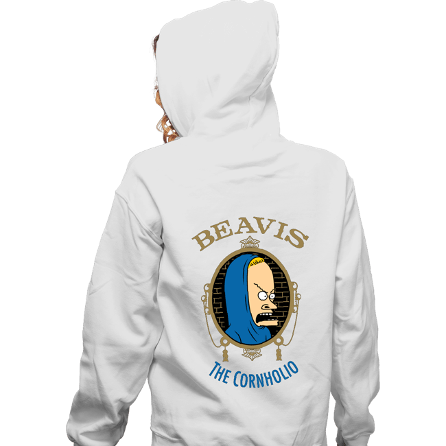 Daily_Deal_Shirts Zippered Hoodies, Unisex / Small / White The Cornholio