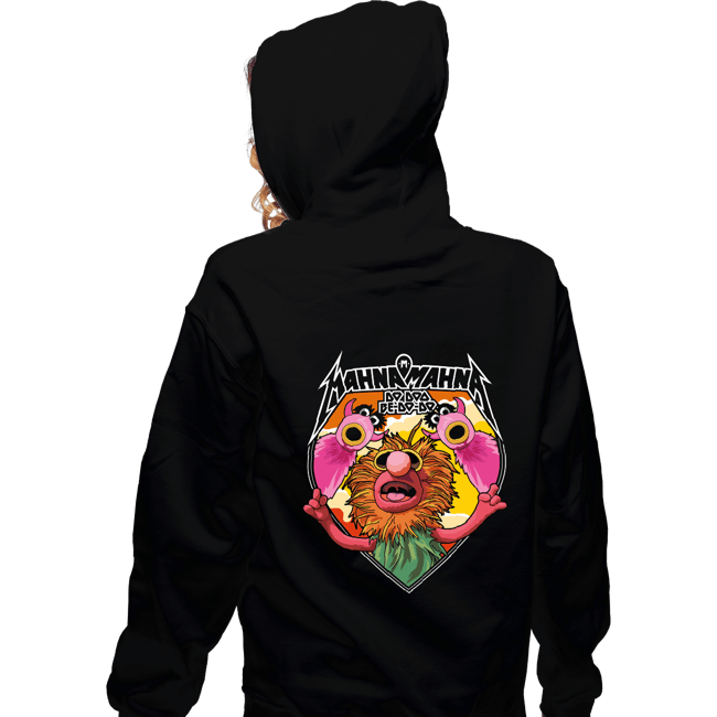 Daily_Deal_Shirts Zippered Hoodies, Unisex / Small / Black Mahna Mahna