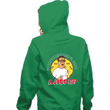 Load image into Gallery viewer, Secret_Shirts Zippered Hoodies, Unisex / Small / Irish Green Do I Look Like I Know What A JPEG Is?
