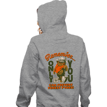 Load image into Gallery viewer, Daily_Deal_Shirts Zippered Hoodies, Unisex / Small / Sports Grey Pyre Safety
