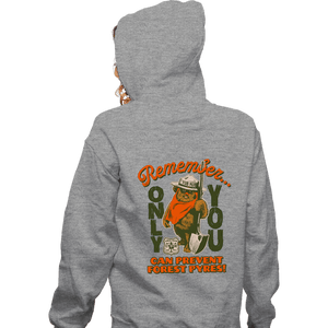 Daily_Deal_Shirts Zippered Hoodies, Unisex / Small / Sports Grey Pyre Safety