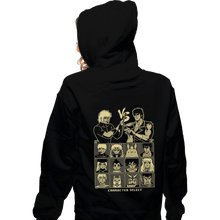 Load image into Gallery viewer, Shirts Zippered Hoodies, Unisex / Small / Black Old School Anime
