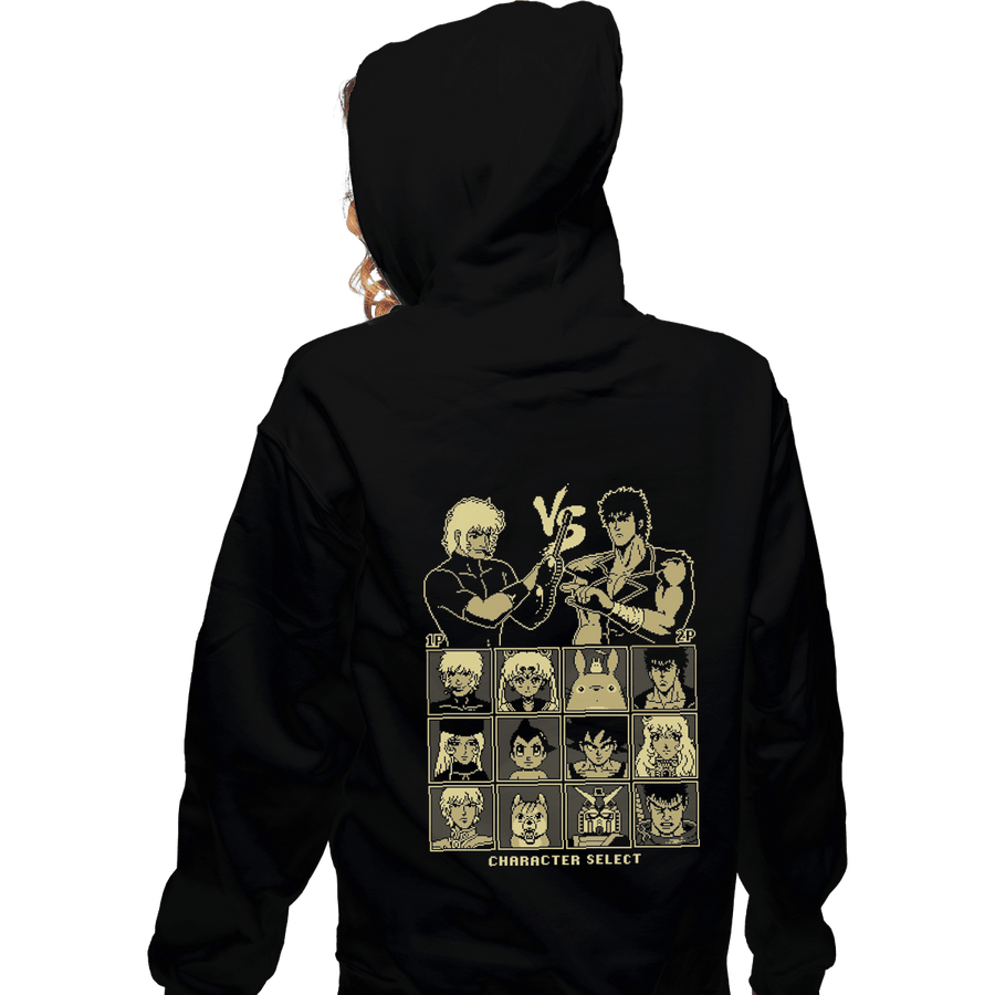 Shirts Zippered Hoodies, Unisex / Small / Black Old School Anime