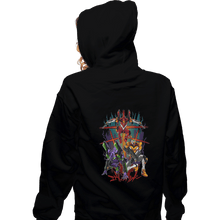 Load image into Gallery viewer, Shirts Zippered Hoodies, Unisex / Small / Black EVA Squad
