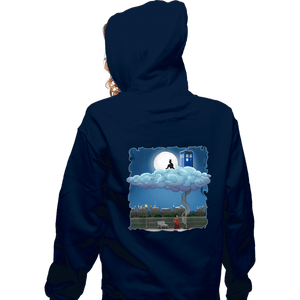 Shirts Zippered Hoodies, Unisex / Small / Navy Above The Clouds