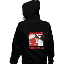 Load image into Gallery viewer, Shirts Zippered Hoodies, Unisex / Small / Black Punish &#39;Em All
