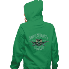 Load image into Gallery viewer, Secret_Shirts Zippered Hoodies, Unisex / Small / Irish Green Boondock Saints 1999
