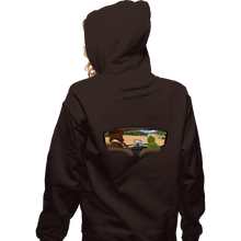 Load image into Gallery viewer, Daily_Deal_Shirts Zippered Hoodies, Unisex / Small / Dark Chocolate Classic Road Trip Adventurea
