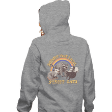 Load image into Gallery viewer, Shirts Zippered Hoodies, Unisex / Small / Sports Grey Street Cats
