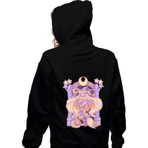 Shirts Zippered Hoodies, Unisex / Small / Black Sailor Halloween Moon