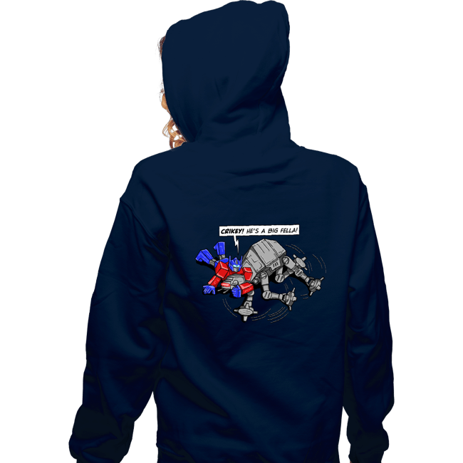 Daily_Deal_Shirts Zippered Hoodies, Unisex / Small / Navy Prime Hunter