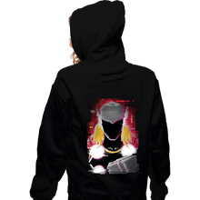 Load image into Gallery viewer, Shirts Zippered Hoodies, Unisex / Small / Black Glitch Thor
