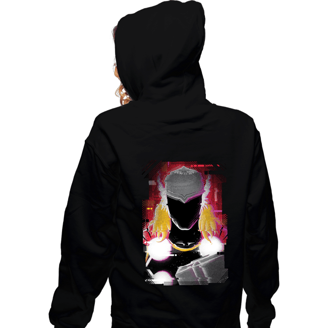 Shirts Zippered Hoodies, Unisex / Small / Black Glitch Thor