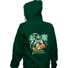 Load image into Gallery viewer, Shirts Zippered Hoodies, Unisex / Small / Irish Green JRPG Souvenir Fantasy
