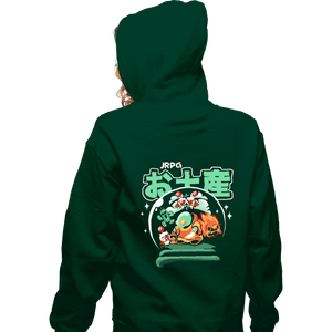 Shirts Zippered Hoodies, Unisex / Small / Irish Green JRPG Souvenir Fantasy